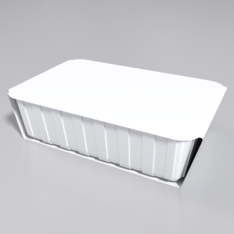 Food Container with Sleeve Takeaway Food Delivery Container Dieline 510900